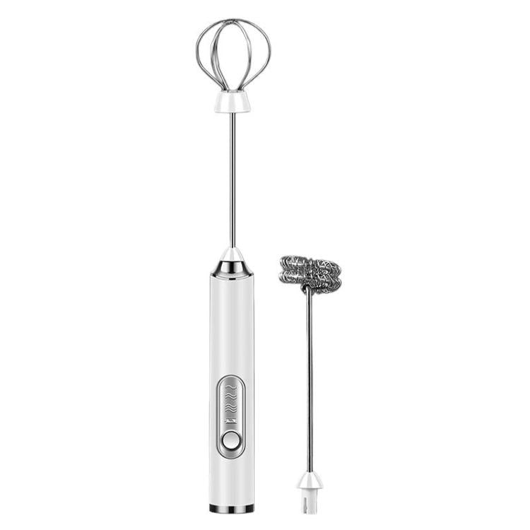 Frusta elettrica portatile senza fili per uova, latte e caffè., Dual-Head White, Dual-Head Black, Dual-Head With Bracket White, Dual-Head With Bracket Black