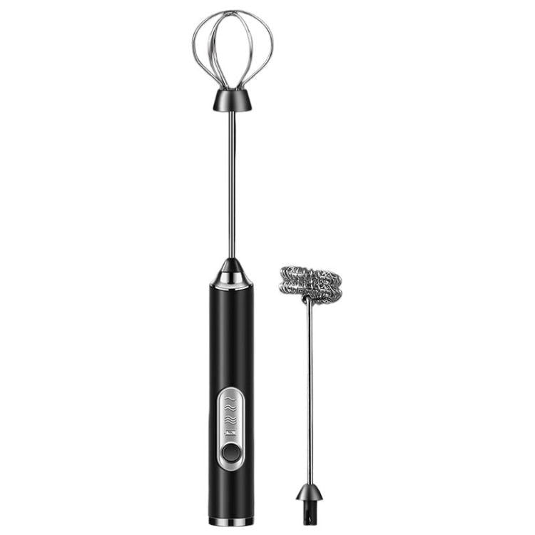 Frusta elettrica portatile senza fili per uova, latte e caffè., Dual-Head White, Dual-Head Black, Dual-Head With Bracket White, Dual-Head With Bracket Black