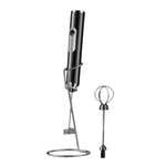 Frusta elettrica portatile senza fili per uova, latte e caffè., Dual-Head White, Dual-Head Black, Dual-Head With Bracket White, Dual-Head With Bracket Black