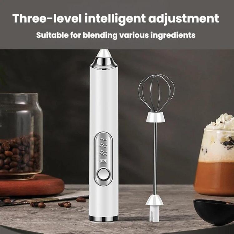 Frusta elettrica portatile senza fili per uova, latte e caffè., Dual-Head White, Dual-Head Black, Dual-Head With Bracket White, Dual-Head With Bracket Black