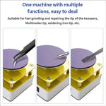 Micro-smerigliatrice HMT-D71 da 10000 giri/min con display LCD e ampia gamma di tensione 5-9V per smerigliatura di precisione, lucidatura e riparazione di utensili.