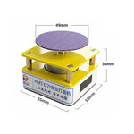 Micro-smerigliatrice HMT-D71 da 10000 giri/min con display LCD e ampia gamma di tensione 5-9V per smerigliatura di precisione, lucidatura e riparazione di utensili.