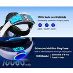 Batteria da 10000 mAh con archetto regolabile di ricambio, accessori per gaming e realtà virtuale., For Meta Quest 3 / 3S Q8L-3, For Meta Quest 2 Q8L, For Meta Quest 2 Q8, For Meta Quest 3 / 3S Q8-3