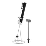 Mini montalatte elettrico portatile a 3 velocità, ricaricabile, frusta per uova, Dual-Head Black, Dual-Head White, Dual-Head With Bracket White, Dual-Head With Bracket Black