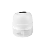 Tritatutto elettrico senza fili ricaricabile, mini robot da cucina per aglio, carne e pappe per neonati., 100ml 2-Blade White, 100ml 2-Blade Pink, 100ml 2-Blade Green, 250ml 3-Blade White, 250ml 3-Blade Pink, 250ml 3-Blade Green