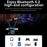 Adattatore di rete wireless Gigabit PCIe 2 in 1 VegGieg per desktop., AX1800 PCI-E to WIFI 6 + Bluetooth 5.2/5dB