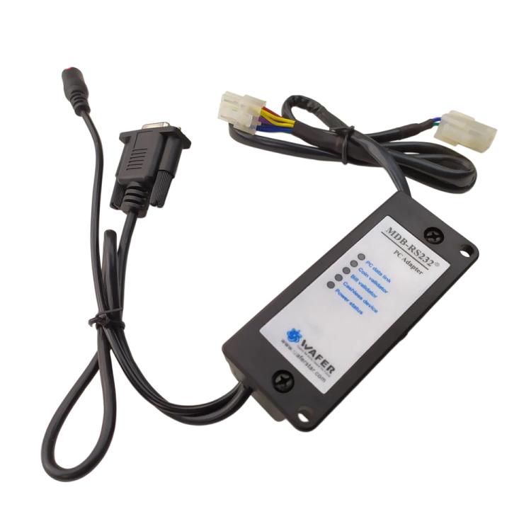 MDB-RS232 5 Light Version Adapter Box To Convert the MDB Bill Acceptor Data to PC RS232, 5 Light DB9 Interface
