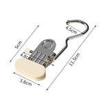 3 set/15 pezzi Clip antiscivolo multifunzionali portatili con gancio per cappelli, calze e gonne, senza lasciare segni