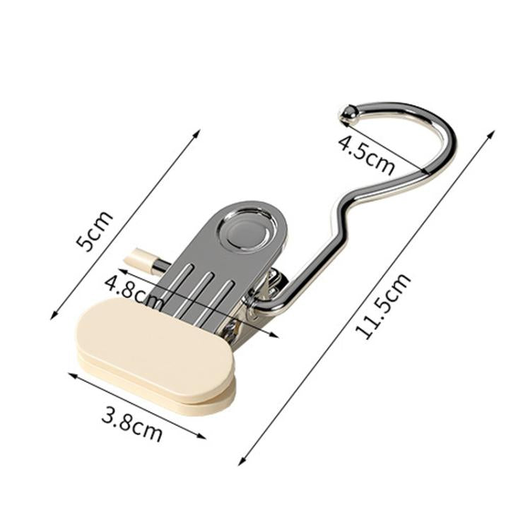 3 set/15 pezzi Clip antiscivolo multifunzionali portatili con gancio per cappelli, calze e gonne, senza lasciare segni