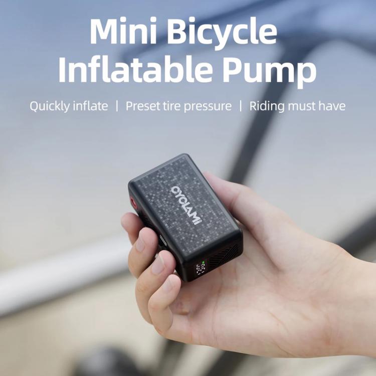 Mini display dotato di pompa ad aria portatile ad alta pressione intelligente per bicicletta elettrica, AM6