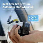 Mini display dotato di pompa ad aria portatile ad alta pressione intelligente per bicicletta elettrica, AM6