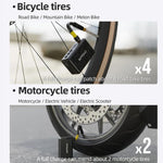 Mini display dotato di pompa ad aria portatile ad alta pressione intelligente per bicicletta elettrica, AM6