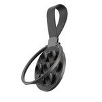 Supporto ad anello magnetico con ventosa per telefono, forte adesione, impugnatura per telefono, Graphite, Silver