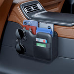 Borsa portaoggetti da appendere in auto in pelle 21x21x4cm
