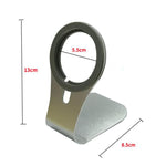 Supporto da tavolo in lega di alluminio per telefono, compatibile con caricabatterie wireless magnetico.