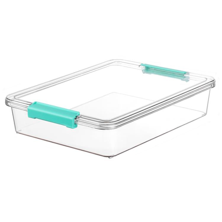 Scatole portaoggetti trasparenti impilabili con coperchio, in plastica antipolvere, per organizzare i giocattoli., Single, 4pcs