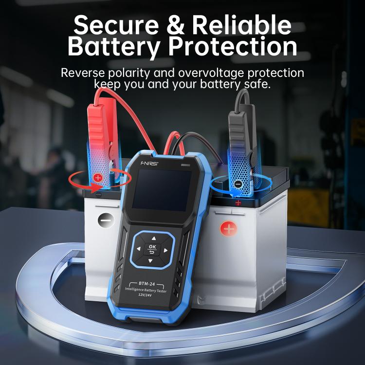 Tester batteria auto FNIRSI 12V/24V BTM-24