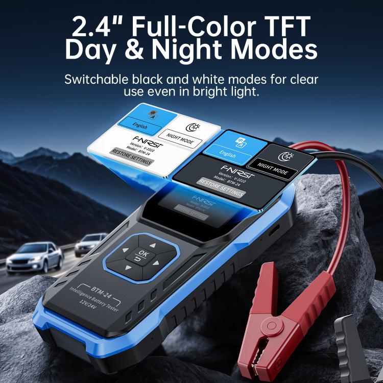 Tester batteria auto FNIRSI 12V/24V BTM-24