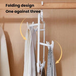 Gruccia in plastica antiscivolo a 3 strati con clip, che non lascia segni, ideale per gonne, pantaloni, asciugamani e calzini.
