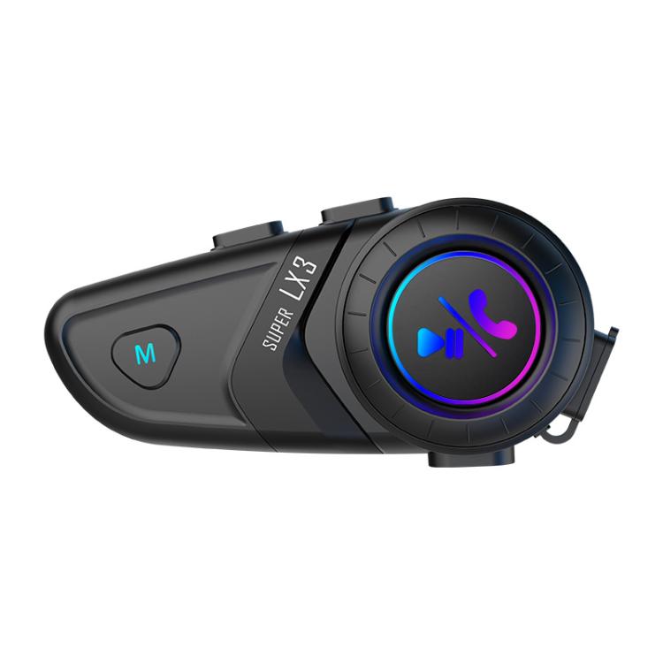 Auricolare Bluetooth wireless impermeabile per casco moto LX3