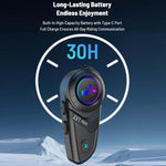 Auricolare Bluetooth wireless impermeabile per casco moto LX3