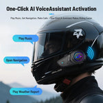 Auricolare Bluetooth wireless impermeabile per casco moto LX3
