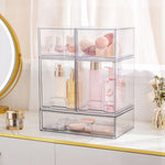 Porta profumi da scrivania, organizer cosmetico antipolvere, Single Tall, Wide+2 Tall+2 Small