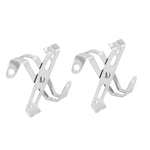 Confezione da 2 ganci appendiabiti in acciaio inossidabile per porta doccia in vetro senza cornice, ideali per bagno e cabina doccia., T3-1 Silver, T3-1 Black, T3-2 Silver, T3-2 Black, T3-3 Silver, T3-3 Black, T3-4 Silver, T3-4 Black, T3-5 Silver      ...