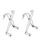 Confezione da 2 ganci appendiabiti in acciaio inossidabile per porta doccia in vetro senza cornice, ideali per bagno e cabina doccia., T3-1 Silver, T3-1 Black, T3-2 Silver, T3-2 Black, T3-3 Silver, T3-3 Black, T3-4 Silver, T3-4 Black, T3-5 Silver      ...
