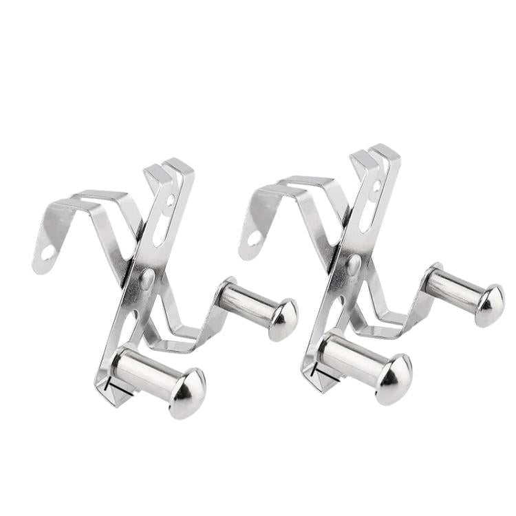 Confezione da 2 ganci appendiabiti in acciaio inossidabile per porta doccia in vetro senza cornice, ideali per bagno e cabina doccia., T3-1 Silver, T3-1 Black, T3-2 Silver, T3-2 Black, T3-3 Silver, T3-3 Black, T3-4 Silver, T3-4 Black, T3-5 Silver      ...