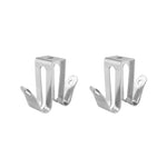 Confezione da 2 ganci appendiabiti in acciaio inossidabile per porta doccia in vetro senza cornice, ideali per bagno e cabina doccia., T3-1 Silver, T3-1 Black, T3-2 Silver, T3-2 Black, T3-3 Silver, T3-3 Black, T3-4 Silver, T3-4 Black, T3-5 Silver      ...
