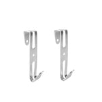 Confezione da 2 ganci appendiabiti in acciaio inossidabile per porta doccia in vetro senza cornice, ideali per bagno e cabina doccia., T3-1 Silver, T3-1 Black, T3-2 Silver, T3-2 Black, T3-3 Silver, T3-3 Black, T3-4 Silver, T3-4 Black, T3-5 Silver      ...