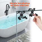 Confezione da 2 ganci appendiabiti in acciaio inossidabile per porta doccia in vetro senza cornice, ideali per bagno e cabina doccia., T3-1 Silver, T3-1 Black, T3-2 Silver, T3-2 Black, T3-3 Silver, T3-3 Black, T3-4 Silver, T3-4 Black, T3-5 Silver      ...