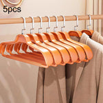 5 grucce per abiti a spalla larga, antigraffio, antiscivolo, che non lasciano segni né urti., Man White, Man Orange, Man Grey, Woman White, Woman Pink, Woman Grey