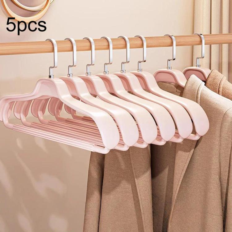 5 grucce per abiti a spalla larga, antigraffio, antiscivolo, che non lasciano segni né urti., Man White, Man Orange, Man Grey, Woman White, Woman Pink, Woman Grey