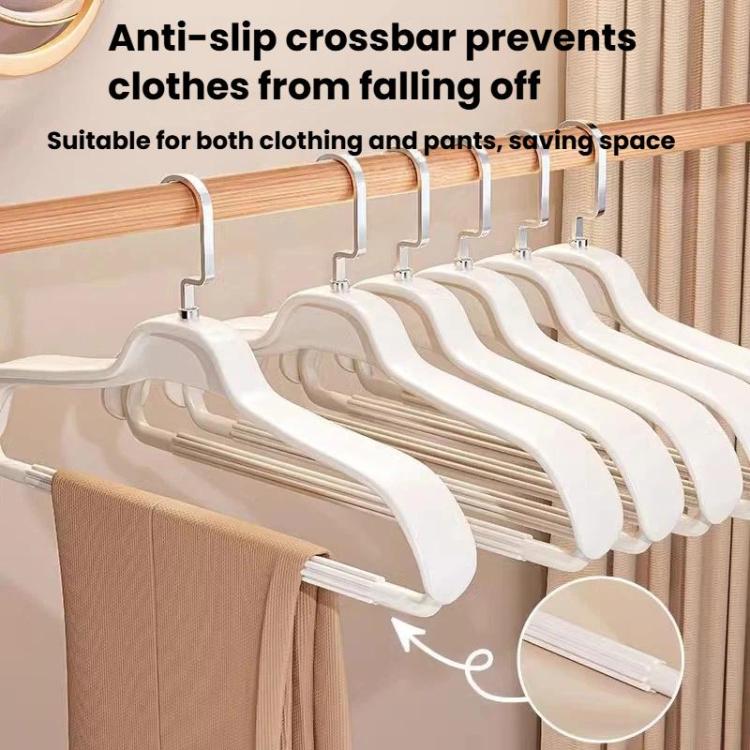 5 grucce per abiti a spalla larga, antigraffio, antiscivolo, che non lasciano segni né urti., Man White, Man Orange, Man Grey, Woman White, Woman Pink, Woman Grey