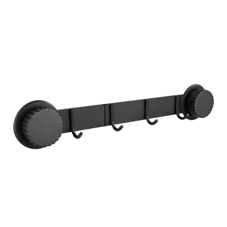 Ganci a ventosa in acciaio inox, appendiabiti multi-gancio per cucina e bagno, Single 4-hook Black, Single 5-hook Black, Double 6-hook Black, Double 8-hook Black, Single 4-hook Gray, Single 5-hook Gray, Double 6-hook Gray, Double 8-hook Gray           ...