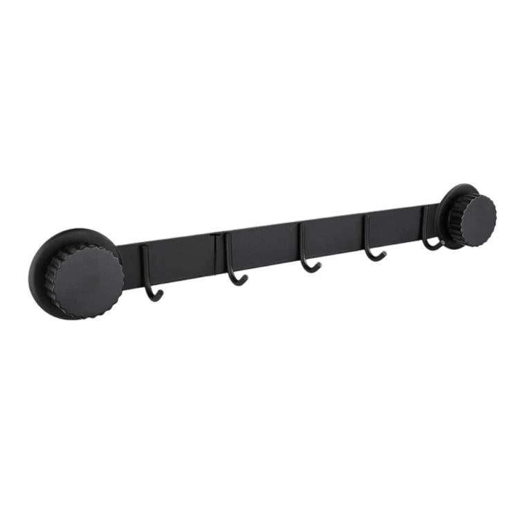 Ganci a ventosa in acciaio inox, appendiabiti multi-gancio per cucina e bagno, Single 4-hook Black, Single 5-hook Black, Double 6-hook Black, Double 8-hook Black, Single 4-hook Gray, Single 5-hook Gray, Double 6-hook Gray, Double 8-hook Gray           ...