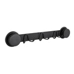 Ganci a ventosa in acciaio inox, appendiabiti multi-gancio per cucina e bagno, Single 4-hook Black, Single 5-hook Black, Double 6-hook Black, Double 8-hook Black, Single 4-hook Gray, Single 5-hook Gray, Double 6-hook Gray, Double 8-hook Gray           ...