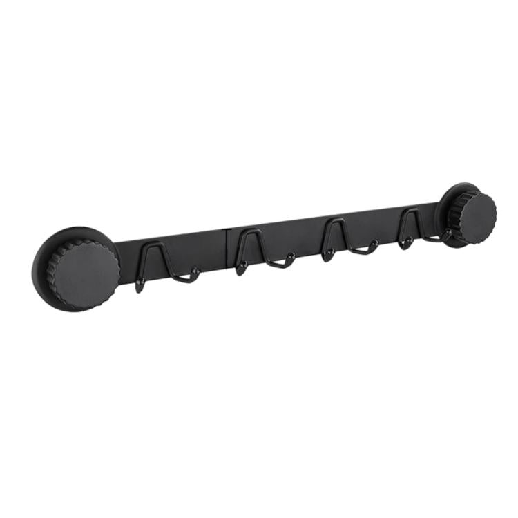 Ganci a ventosa in acciaio inox, appendiabiti multi-gancio per cucina e bagno, Single 4-hook Black, Single 5-hook Black, Double 6-hook Black, Double 8-hook Black, Single 4-hook Gray, Single 5-hook Gray, Double 6-hook Gray, Double 8-hook Gray           ...
