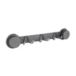 Ganci a ventosa in acciaio inox, appendiabiti multi-gancio per cucina e bagno, Single 4-hook Black, Single 5-hook Black, Double 6-hook Black, Double 8-hook Black, Single 4-hook Gray, Single 5-hook Gray, Double 6-hook Gray, Double 8-hook Gray           ...