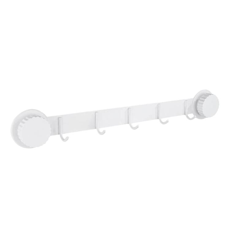 Ganci a ventosa in acciaio inox, appendiabiti multi-gancio per cucina e bagno, Single 4-hook Black, Single 5-hook Black, Double 6-hook Black, Double 8-hook Black, Single 4-hook Gray, Single 5-hook Gray, Double 6-hook Gray, Double 8-hook Gray           ...