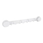 Ganci a ventosa in acciaio inox, appendiabiti multi-gancio per cucina e bagno, Single 4-hook Black, Single 5-hook Black, Double 6-hook Black, Double 8-hook Black, Single 4-hook Gray, Single 5-hook Gray, Double 6-hook Gray, Double 8-hook Gray           ...