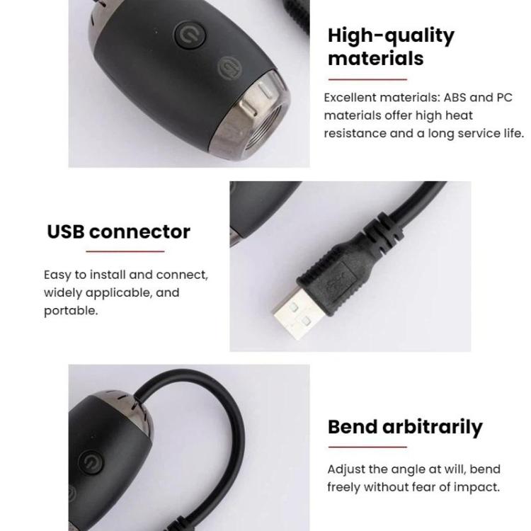Proiezione decorativa luce notturna USB per auto