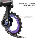 Puleggia eccentrica cava per deragliatore posteriore 18T con cuscinetto in ceramica, componenti per bicicletta fai da te, CYCLAMI CYC-18T