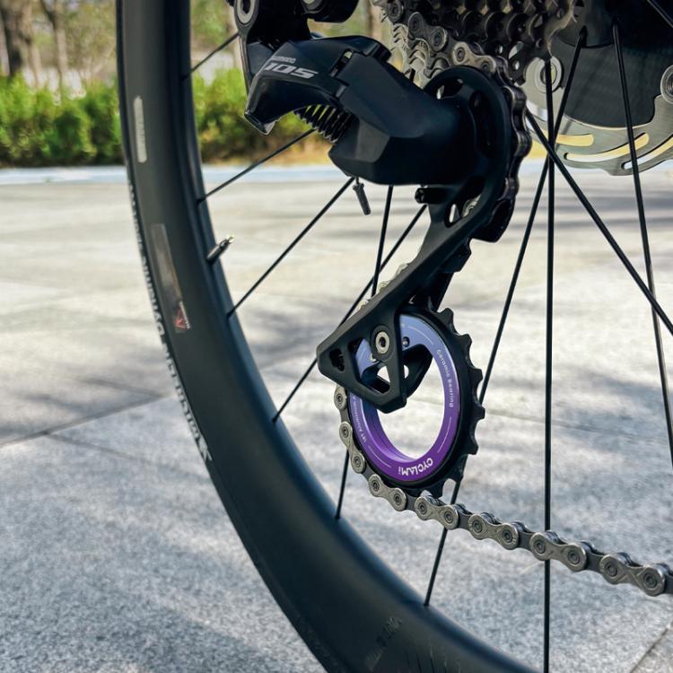 Puleggia eccentrica cava per deragliatore posteriore 18T con cuscinetto in ceramica, componenti per bicicletta fai da te, CYCLAMI CYC-18T