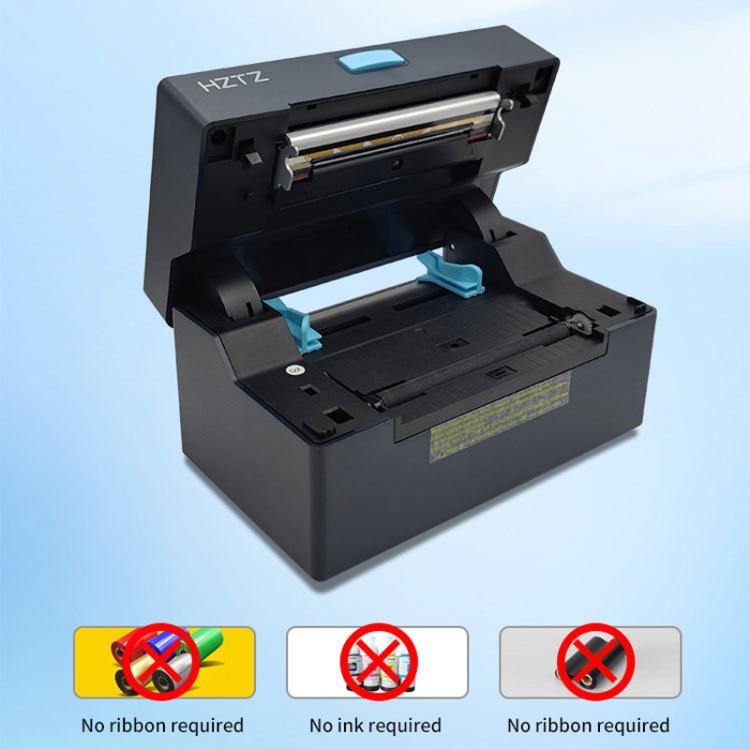 Stampante termica per etichette ad alta velocità da 4 pollici con supporto carta dedicato, spina USA, HZTZ  9220-USB Black, HZTZ  9220-USB+Bluetooth Black, HZTZ  9220-USB+LAN Black, HZTZ  9220-USB+WiFi Black, HZTZ 9220-USB White                        ...