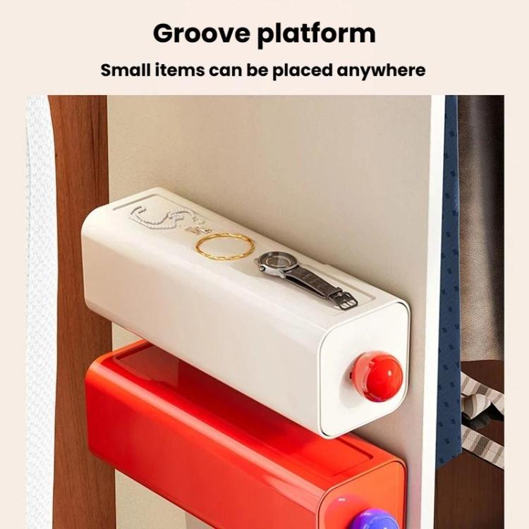 Organizzatore da parete per biancheria intima e calzini, ideale per camera da letto e scrivania, con ampia capacità e scomparti impilabili.