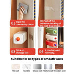 Organizzatore da parete per biancheria intima e calzini, ideale per camera da letto e scrivania, con ampia capacità e scomparti impilabili.