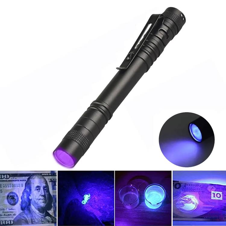 Mini torcia portatile impermeabile per esterni, torcia a LED portatile, 1 Battery White Light, 2 Battery White Light, 1 Battery Purple Light, 2 Battery Purple Light, 1 Battery Red Light, 2 Battery Red Light